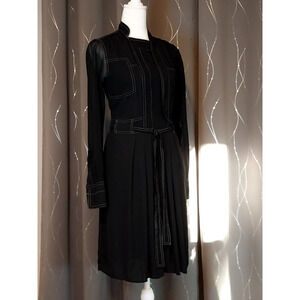Women's Simply Vera Vera Wang Black Shirt Dress Size‎ XS
